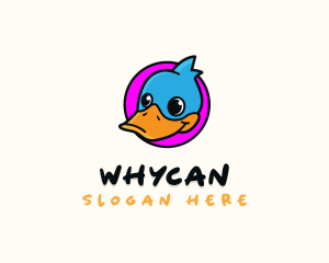 Cute Cartoon Duck Logo