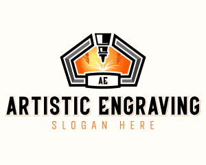 Laser Engraving Manufacturing logo design