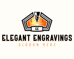 Laser Engraving Manufacturing logo design