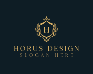 Royal Shield Luxury Boutique logo design