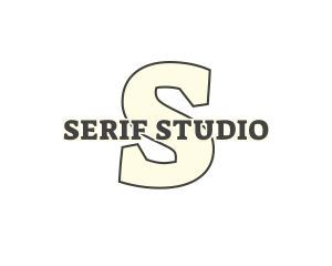 Serif - Bold Serif Varsity logo design