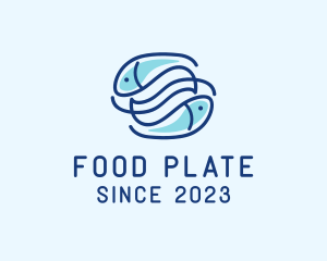 Plate - Fish Sea Harmony logo design