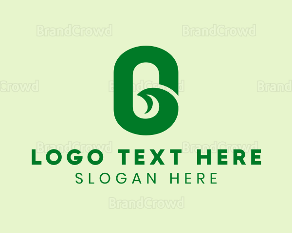 Green Natural Letter G Logo