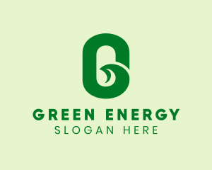 Green Natural Letter G  logo design