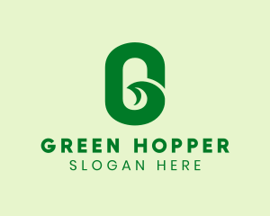 Green Natural Letter G  logo design