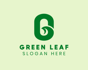 Green Natural Letter G  logo design