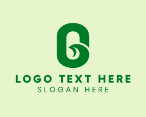 Natural - Green Natural Letter G logo design