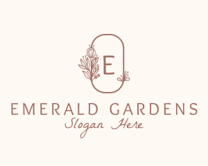 Floral Wreath Wedding Planner logo design