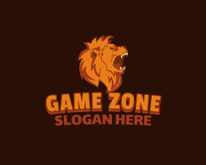 Lion Game Streaming logo design