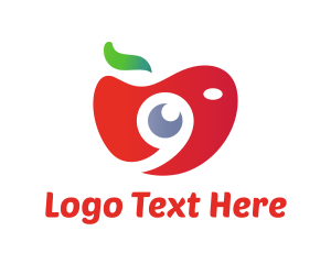 Healthy - Apple Fruit Camera logo design