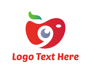 Apple Fruit Camera Logo