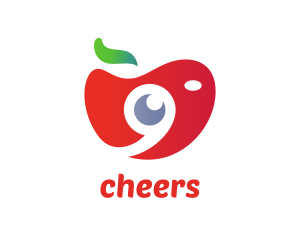 Apple Fruit Camera Logo