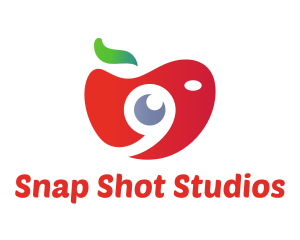 Camera - Apple Fruit Camera logo design