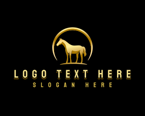 Horse - Horse Equestrian Stallion logo design