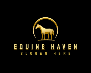 Stable - Horse Equestrian Stallion logo design