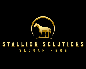 Stallion - Horse Equestrian Stallion logo design