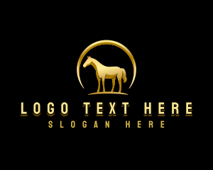 Zoo - Horse Equestrian Stallion logo design