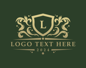 Luxury - Elegant Ornate Shield logo design