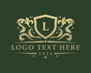 Ornate - Elegant Ornate Shield logo design