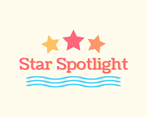 Summer Beach Coast Stars logo design