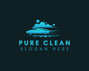 Auto Bubble Cleaning logo design