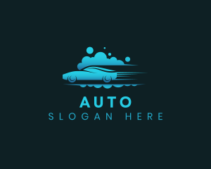 Auto Bubble Cleaning logo design