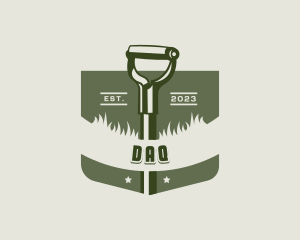 Shovel Planting Gardening Logo