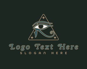 Eye - Horus Eye Hieroglyph logo design