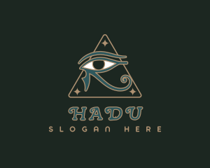 Symbol - Horus Eye Hieroglyph logo design
