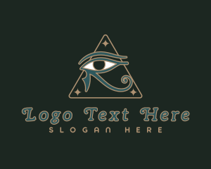 Egypt - Horus Eye Hieroglyph logo design