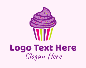 Colorful Sweet Muffin  Logo