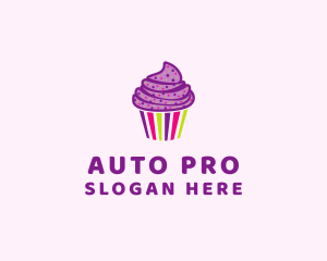 Cake Shop - Colorful Sweet Muffin logo design