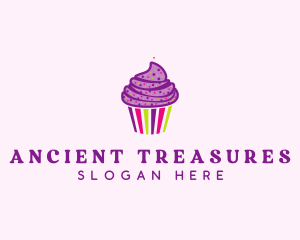 Sweet Cupcake Muffin  logo design