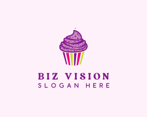 Sweet Cupcake Muffin  logo design