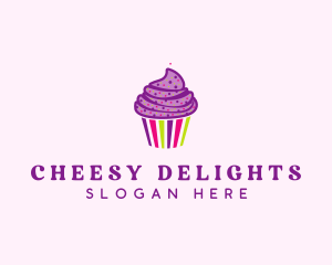 Sweet Cupcake Muffin  logo design