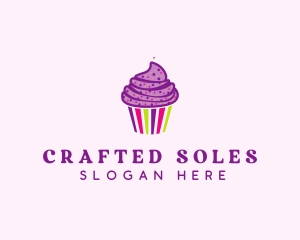 Sweet Cupcake Muffin  logo design