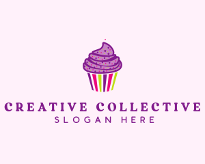 Sweet Cupcake Muffin  logo design