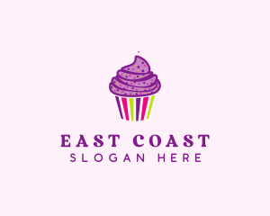 Sweet Cupcake Muffin  logo design