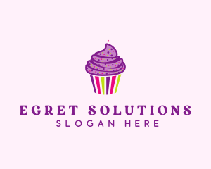 Sweet Cupcake Muffin  logo design