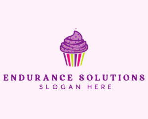 Sweet Cupcake Muffin  logo design