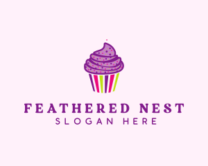 Sweet Cupcake Muffin  logo design