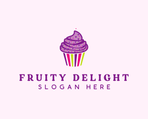 Sweet Cupcake Muffin  logo design