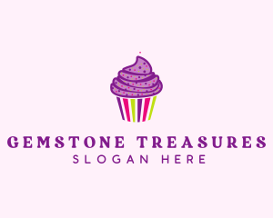 Sweet Cupcake Muffin  logo design