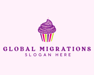 Sweet Cupcake Muffin  logo design