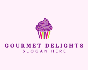 Sweet Cupcake Muffin  logo design