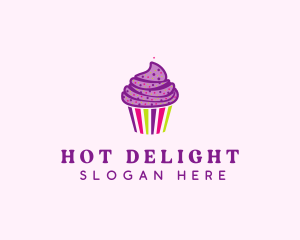 Sweet Cupcake Muffin  logo design