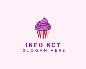 Sweet Cupcake Muffin  logo design