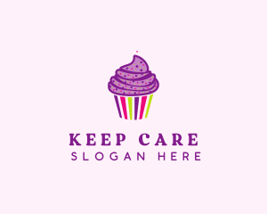 Sweet Cupcake Muffin  logo design