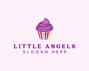 Sweet Cupcake Muffin  logo design