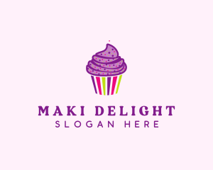 Sweet Cupcake Muffin  logo design